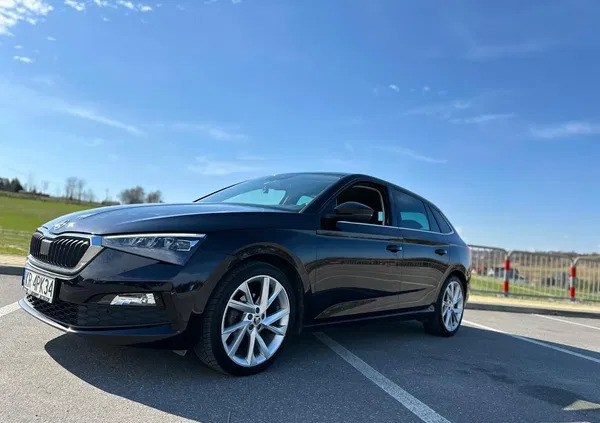 małopolskie Skoda Scala cena 90000 przebieg: 80520, rok produkcji 2019 z Prudnik